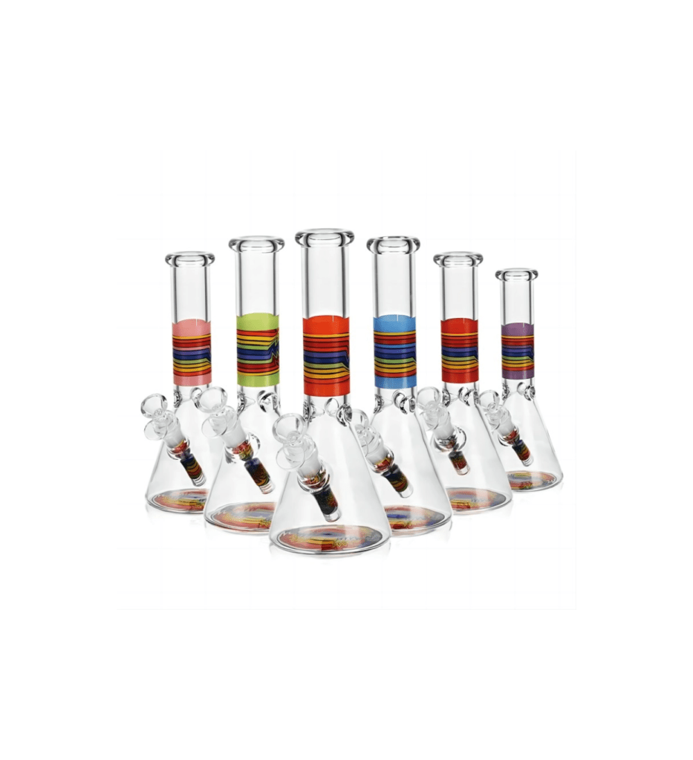 未命名 (6) 未命名 6 Newyons Glass NYB-0001 10" Rainbow Beaker